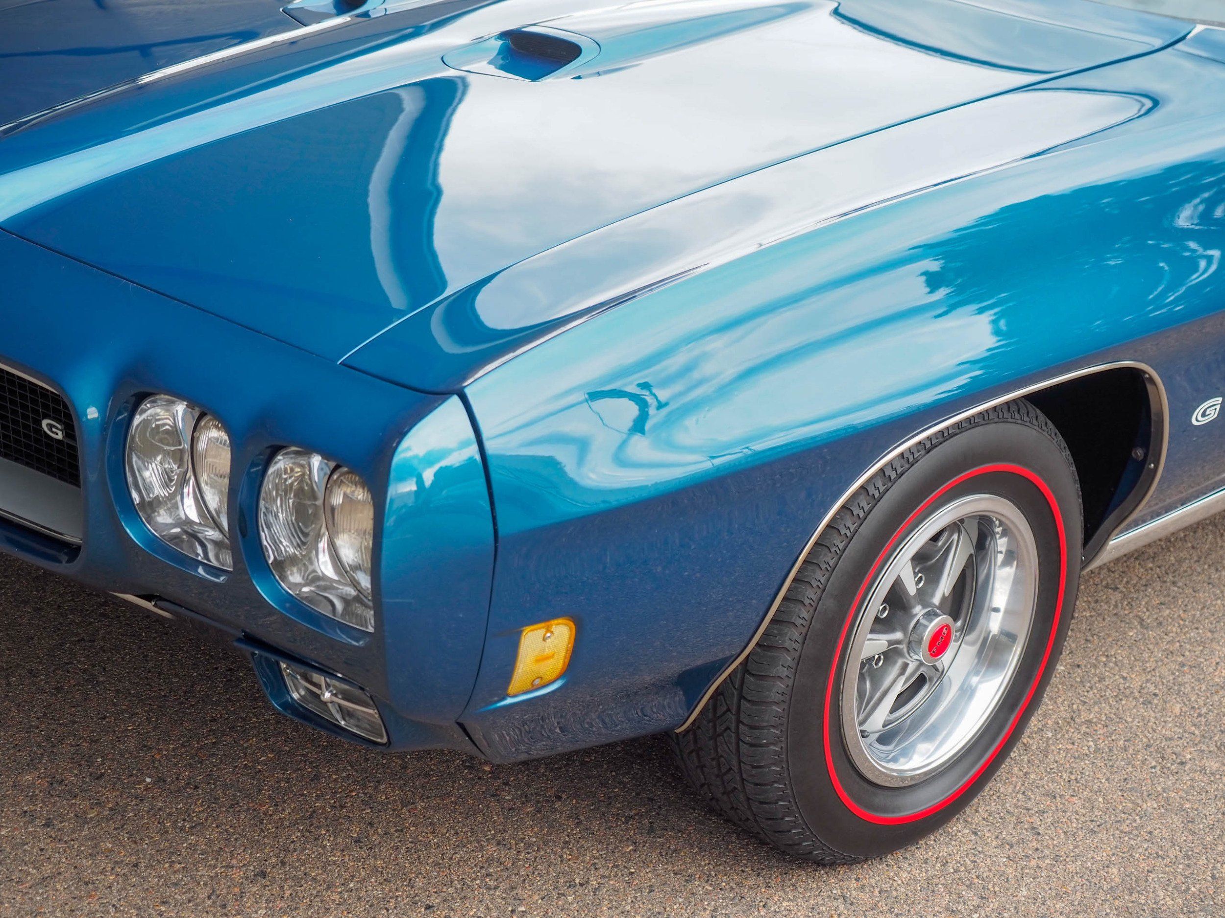 1970 Pontiac GTO Blue 