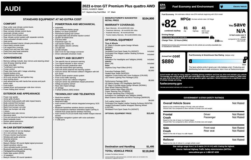 2023 Audi e-tron GT Premium Plus's photo