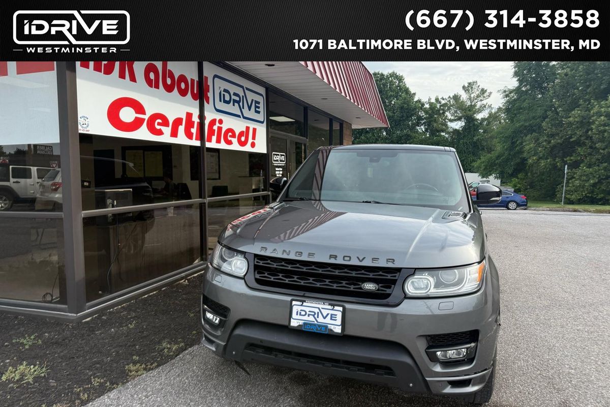 Gray 2014 Land Rover Range Rover Sport SUV / Crossover Four-Wheel Drive 8-Speed Automatic