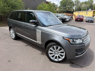 Gray 2014 Land Rover Range Rover Supercharged LWB 4WD SUV / Crossover Four-Wheel Drive 8-Speed Automatic