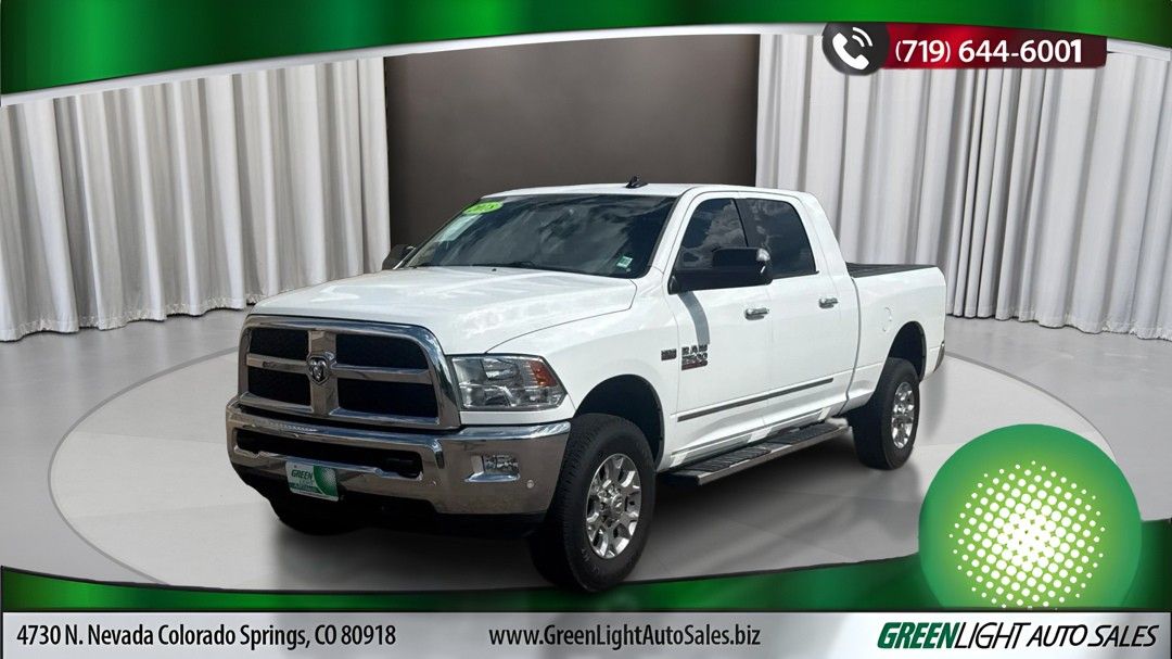 White 2018 RAM 2500 Pickup Truck Four-Wheel Drive 6-Speed Automatic