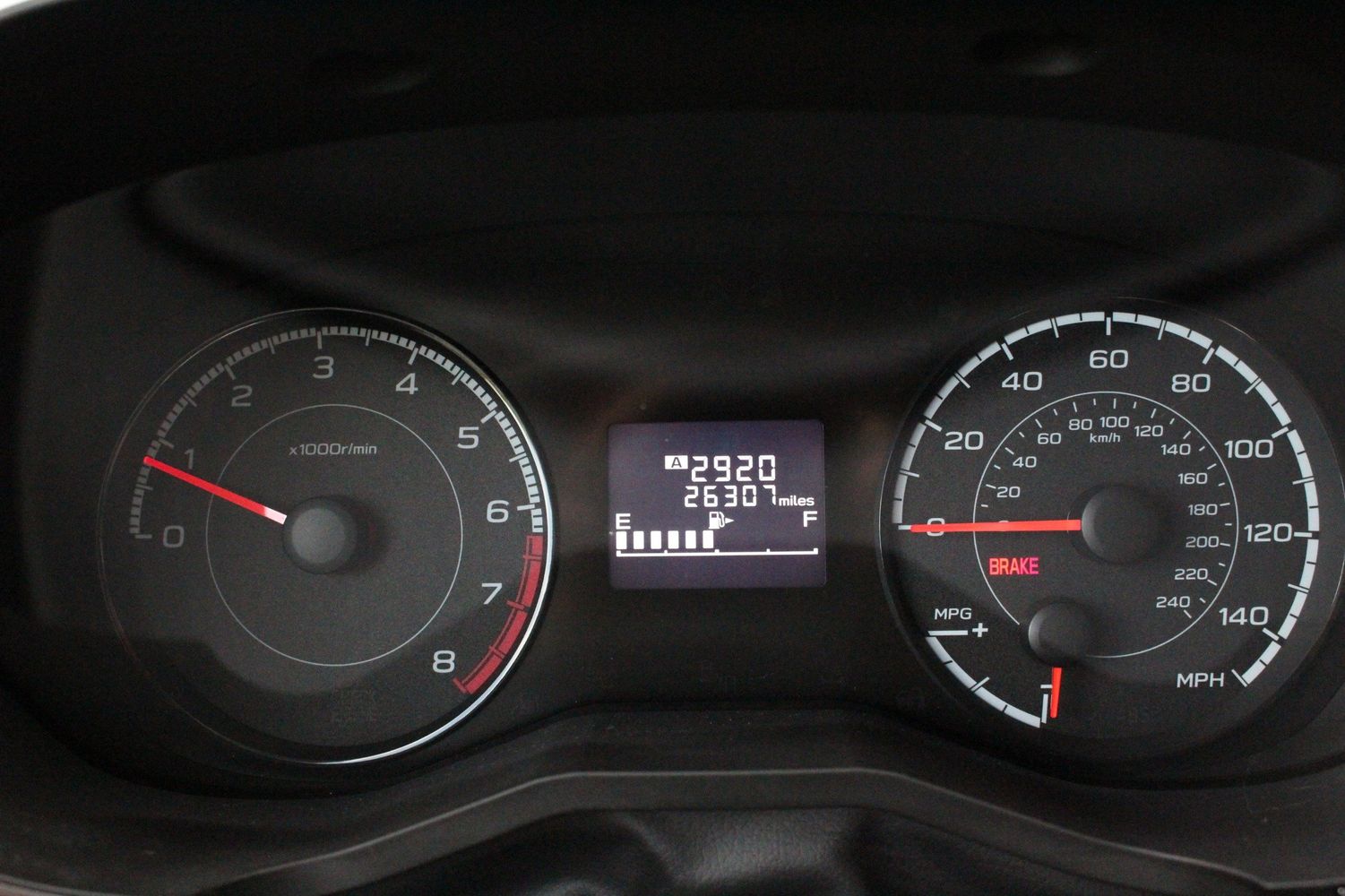2018 Subaru Crosstrek Dashboard Symbols