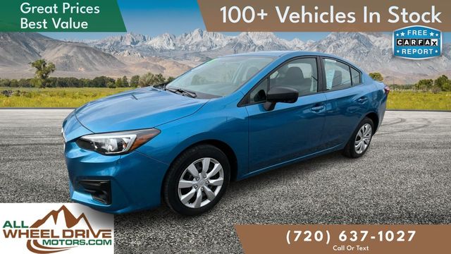 Blue 2018 Subaru Impreza 2.0i Sedan AWD Sedan All-Wheel Drive 7-Speed CVT