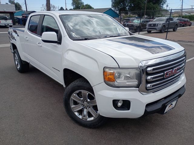 White 2017 GMC Canyon Pickup Truck Four-Wheel Drive 8-Speed Automatic