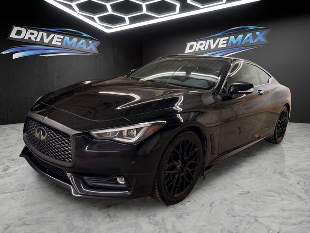 Black 2017 INFINITI Q60 Coupe All-Wheel Drive 7-Speed Automatic