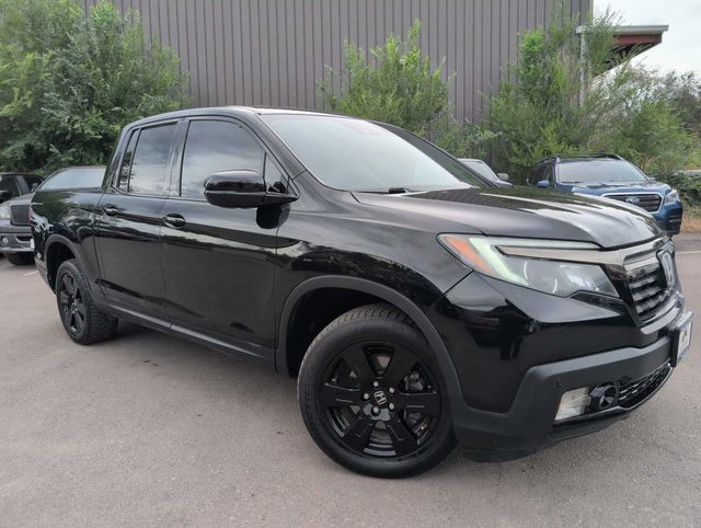 Black 2017 Honda Ridgeline Pickup Truck All-Wheel Drive 6-Speed Automatic