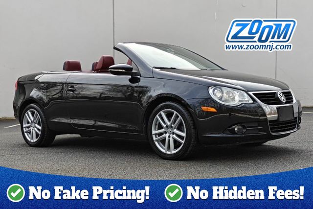 Black 2009 Volkswagen Eos Lux Convertible Front-Wheel Drive 6-Speed Automatic