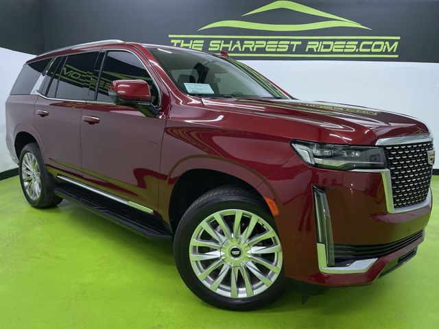 Red 2022 Cadillac Escalade Luxury 4WD SUV / Crossover Four-Wheel Drive Automatic