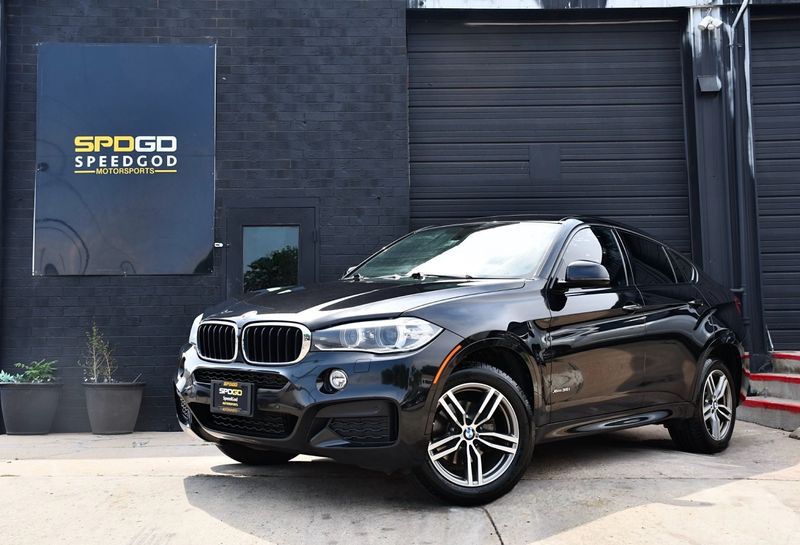 Black 2016 BMW X6 SUV / Crossover All-Wheel Drive 8-Speed Automatic
