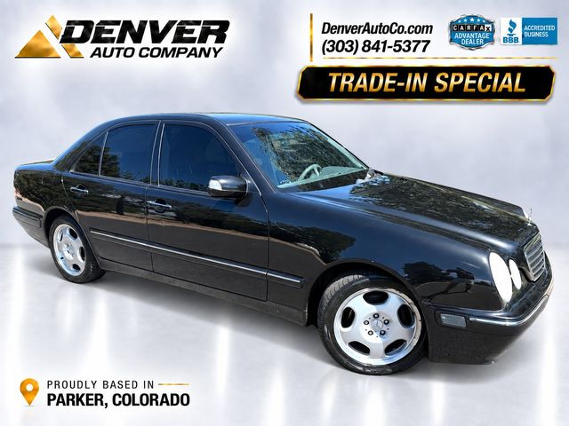 Black 2000 Mercedes-Benz E-Class Sedan Rear-Wheel Drive 5-Speed Automatic