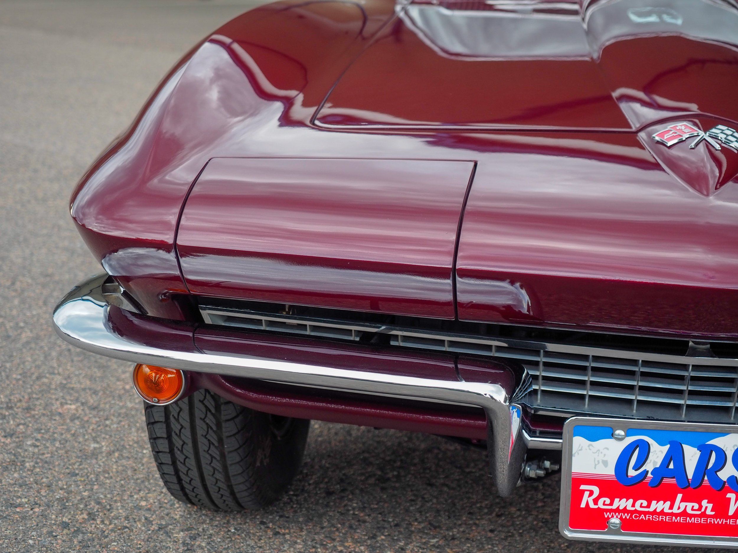 1966 Chevrolet Corvette Maroon Coupe