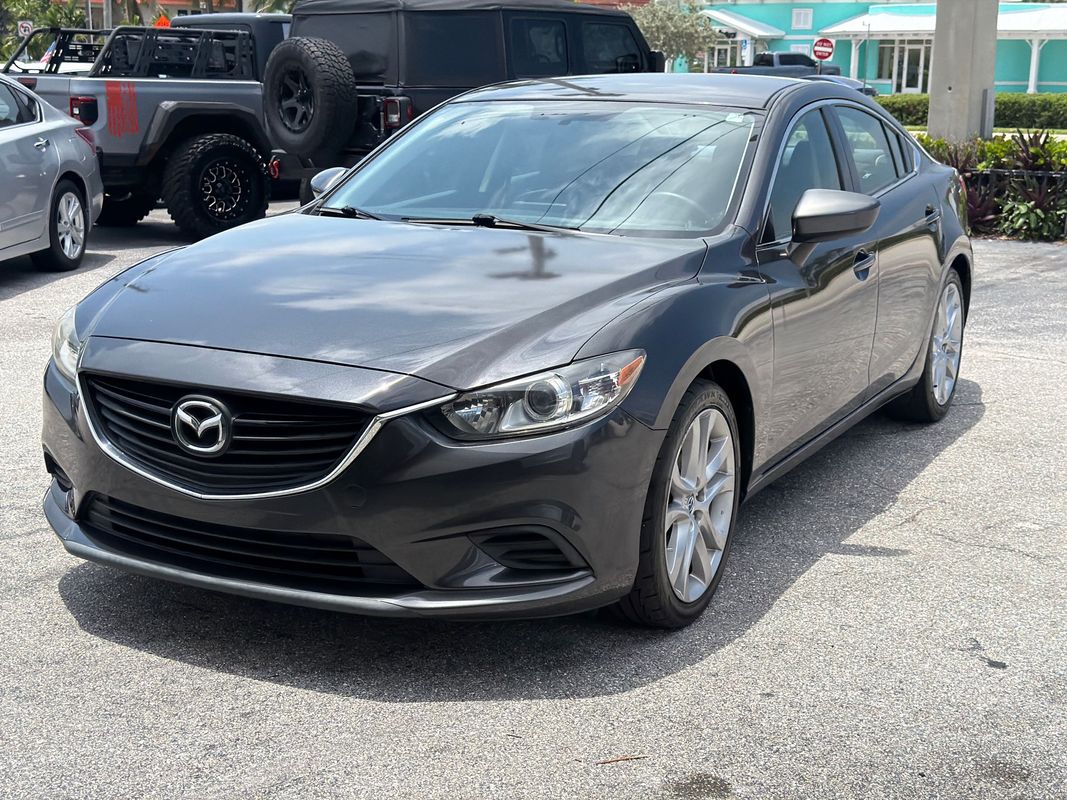 Gray 2016 Mazda MAZDA6 Sedan Front-Wheel Drive 6-Speed Automatic