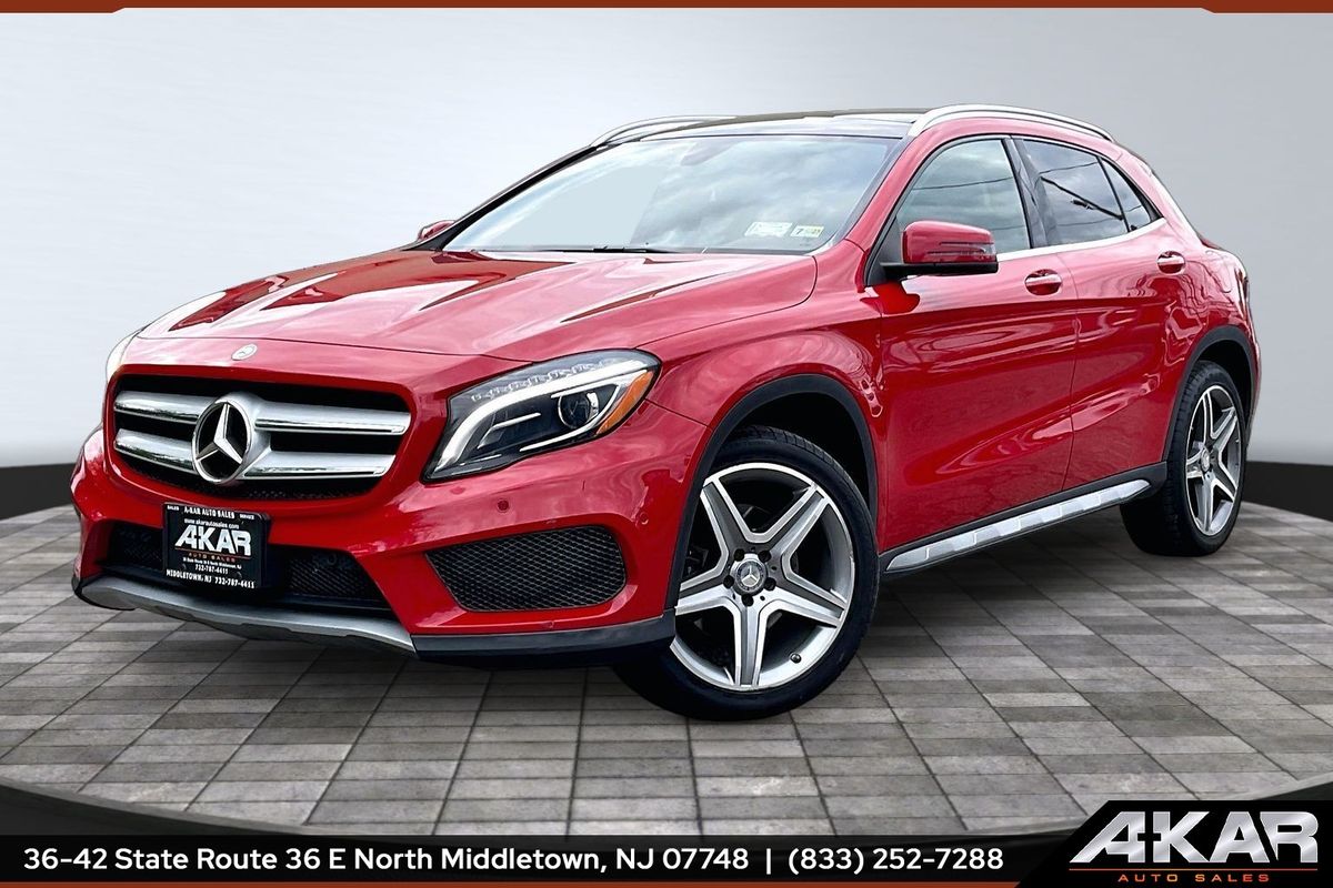 Red 2016 Mercedes-Benz GLA 250 4MATIC SUV / Crossover All-Wheel Drive 7-Speed Automatic