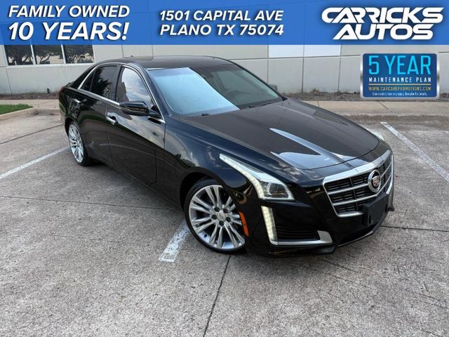 Black 2014 Cadillac CTS Sedan Rear-Wheel Drive 6-Speed Automatic