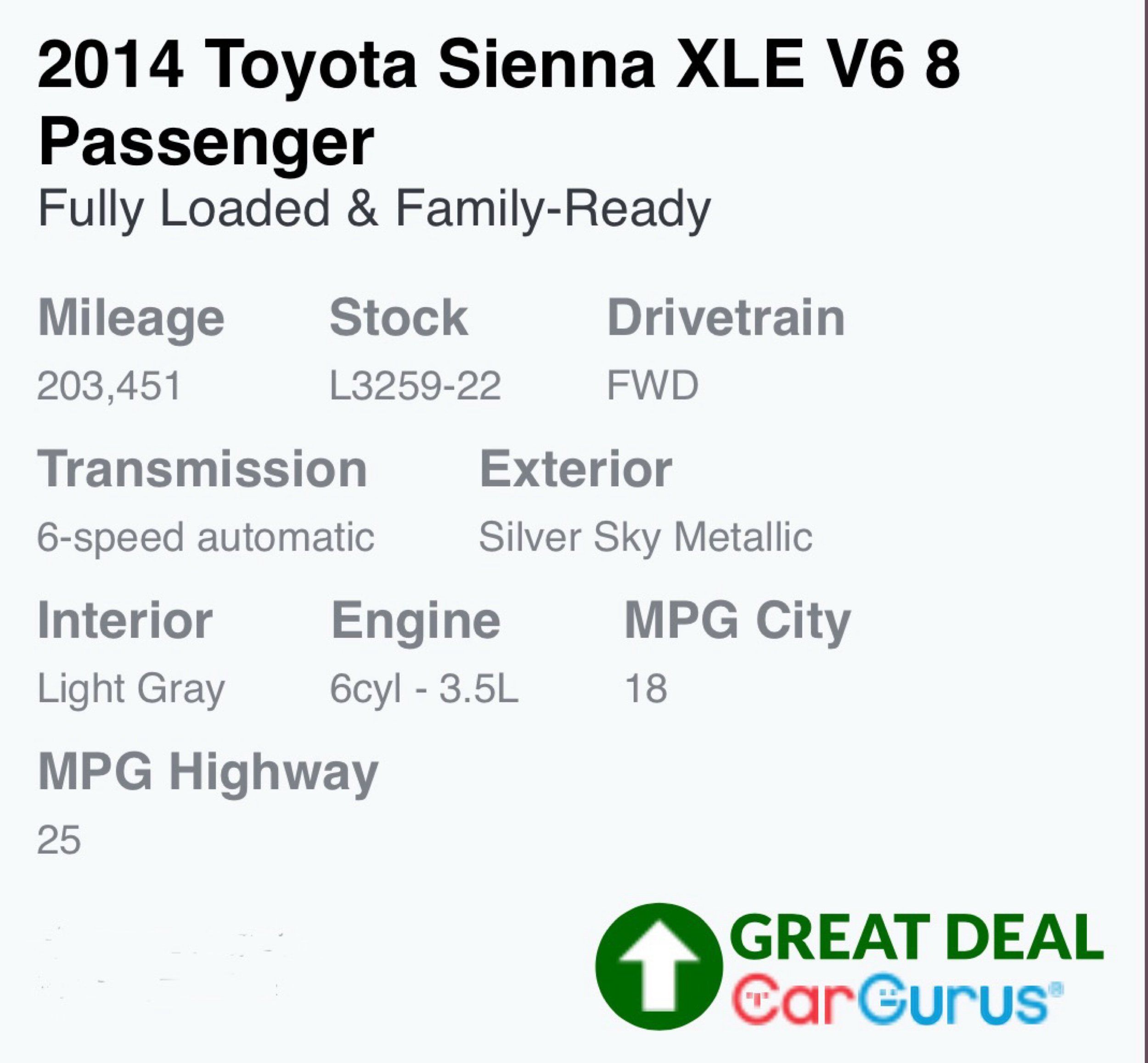 2014 Toyota Sienna XLE's photo