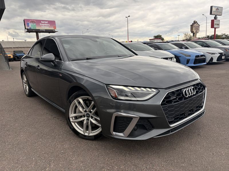 Gray 2020 Audi A4 Sedan All-Wheel Drive 7-Speed Automatic