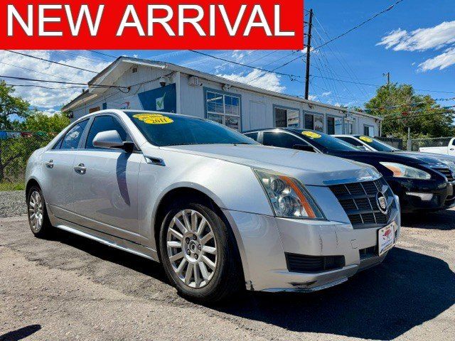 Silver 2011 Cadillac CTS Sedan All-Wheel Drive 6-Speed Automatic