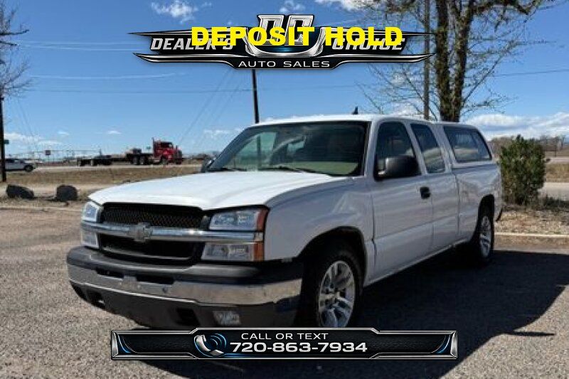 White 2005 Chevrolet Silverado 1500 Work Truck Extended Cab RWD Pickup Truck Rear-Wheel Drive 4-Speed Automatic