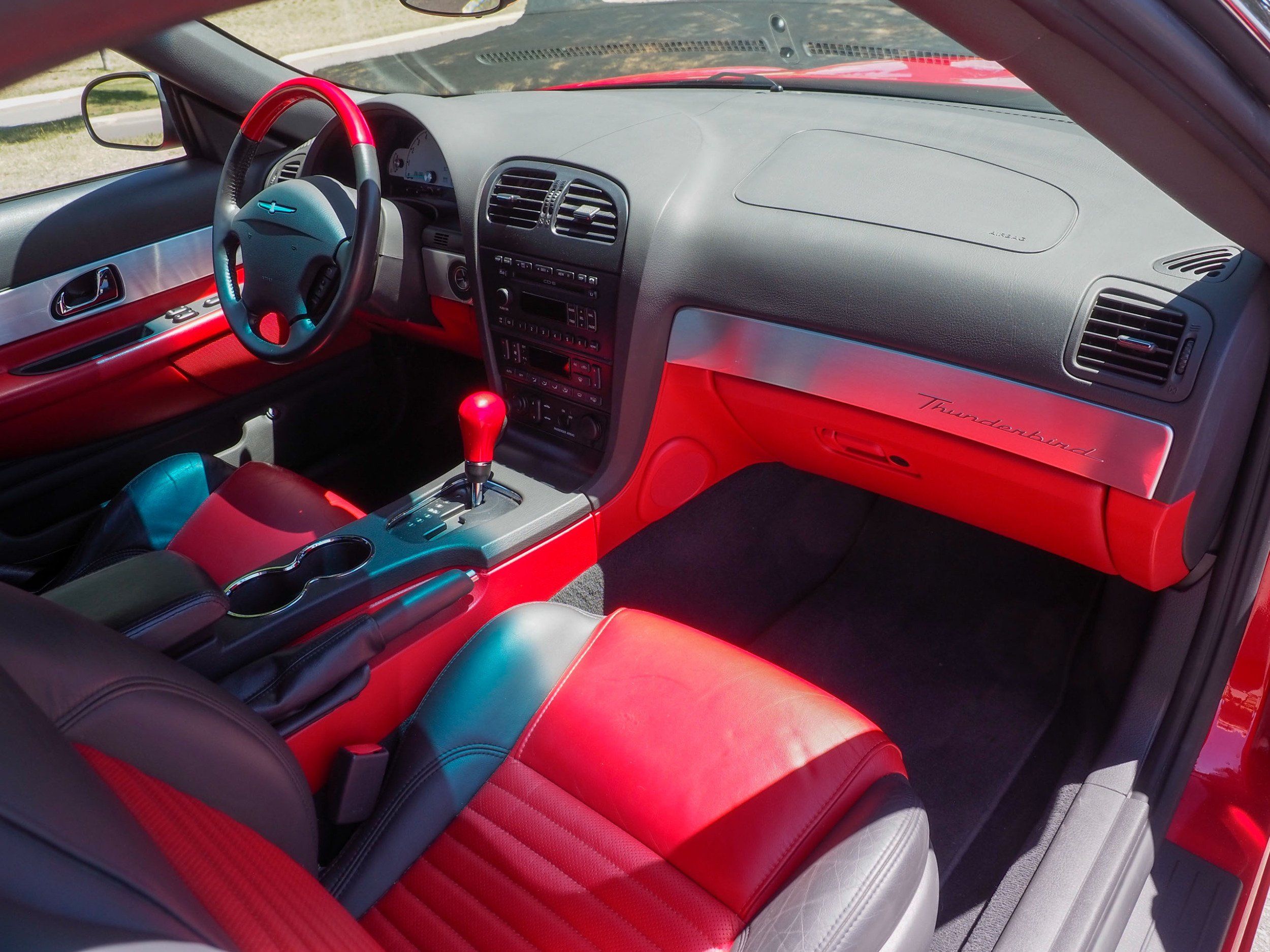2002 Ford Thunderbird Red Deluxe