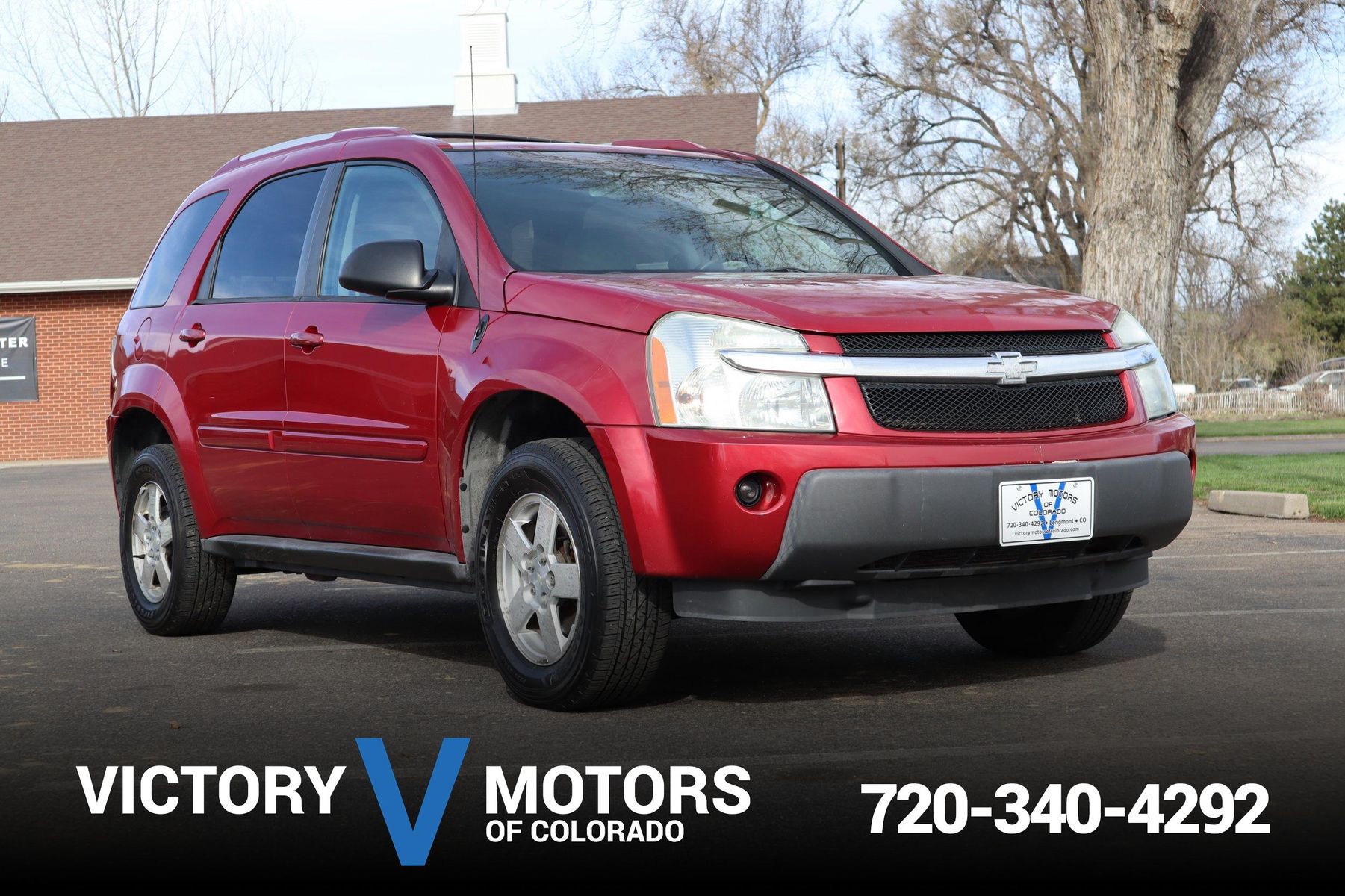 red 2005 chevy equinox