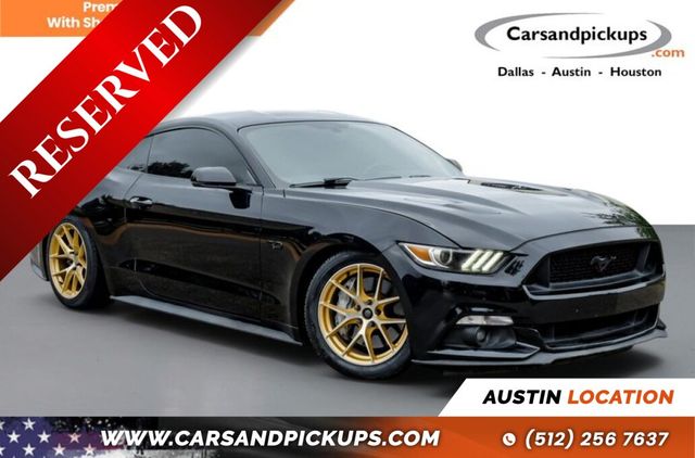 Black 2017 Ford Mustang Coupe Rear-Wheel Drive 6-Speed Automatic