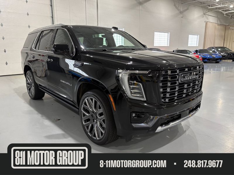Black 2025 GMC Yukon SUV / Crossover Four-Wheel Drive Automatic