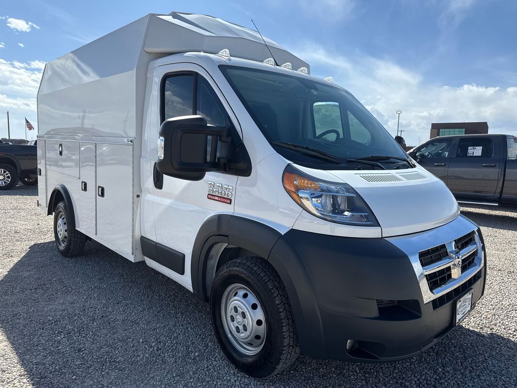 White 2017 RAM ProMaster Chassis 3500 136 Cutaway FWD Pickup Truck Front-Wheel Drive 6-Speed Automatic