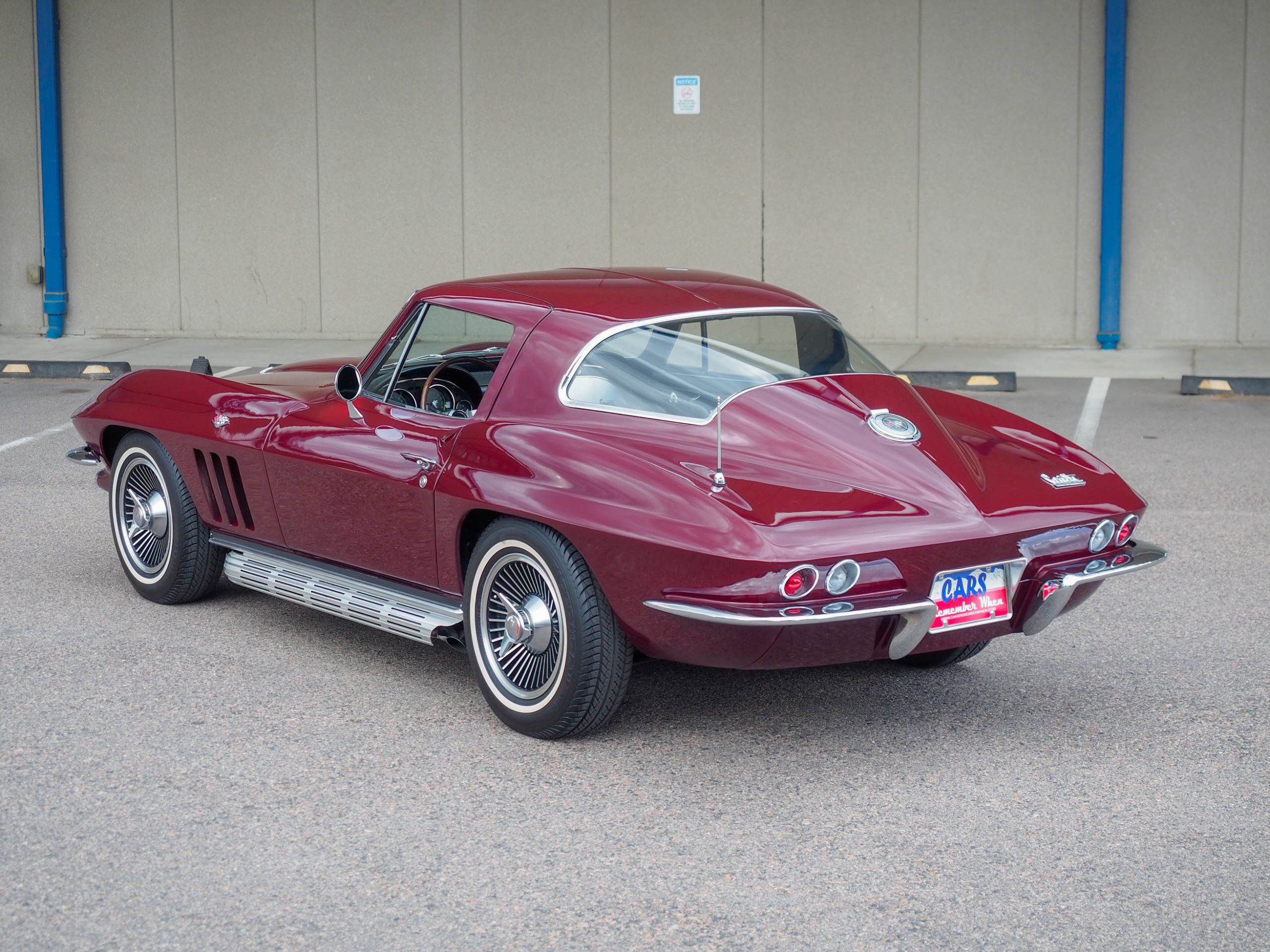 1966 Chevrolet Corvette Maroon Coupe