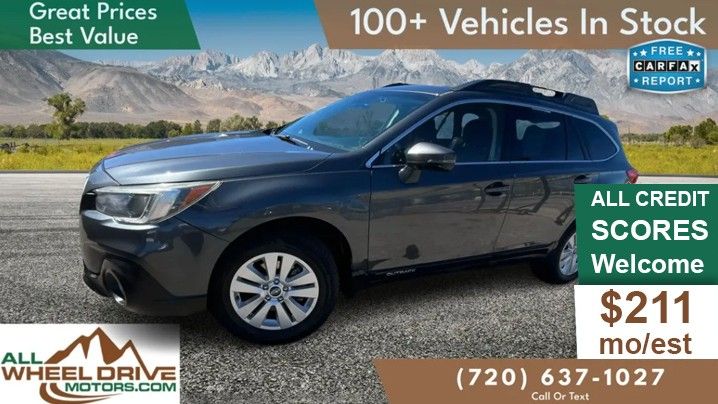 Gray 2018 Subaru Outback 2.5i Premium AWD Wagon All-Wheel Drive 6-Speed CVT