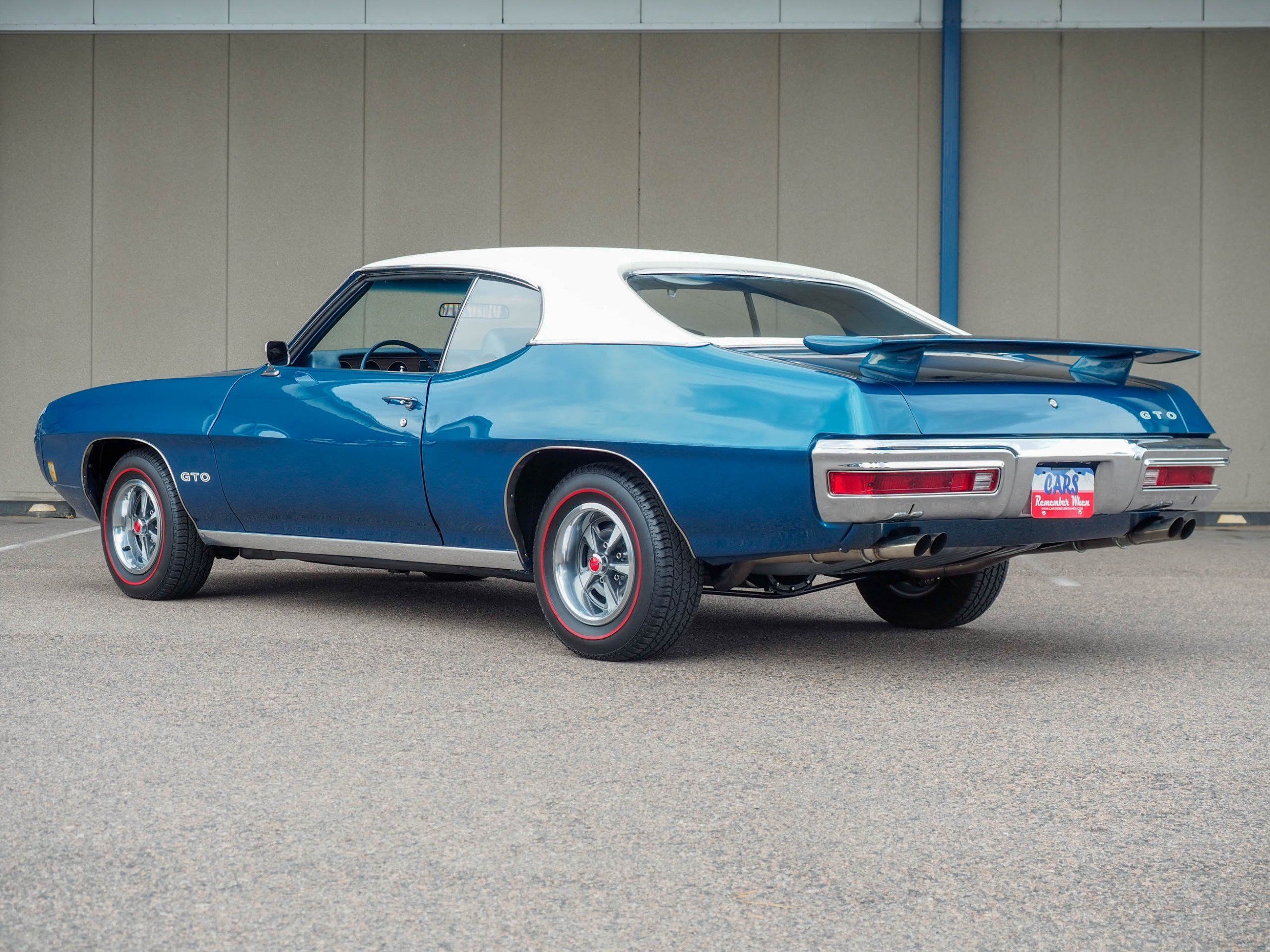 1970 Pontiac GTO Blue 