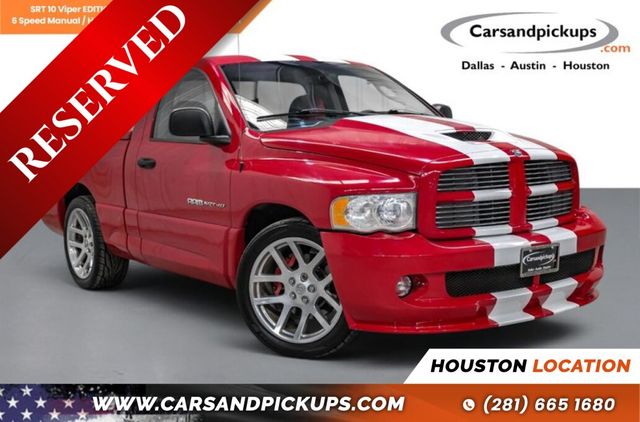 Red 2004 Dodge RAM 1500 Pickup Truck Rear-Wheel Drive 6-Speed Manual