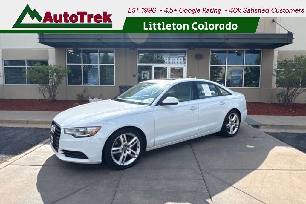 White 2014 Audi A6 Sedan All-Wheel Drive 8-Speed Automatic