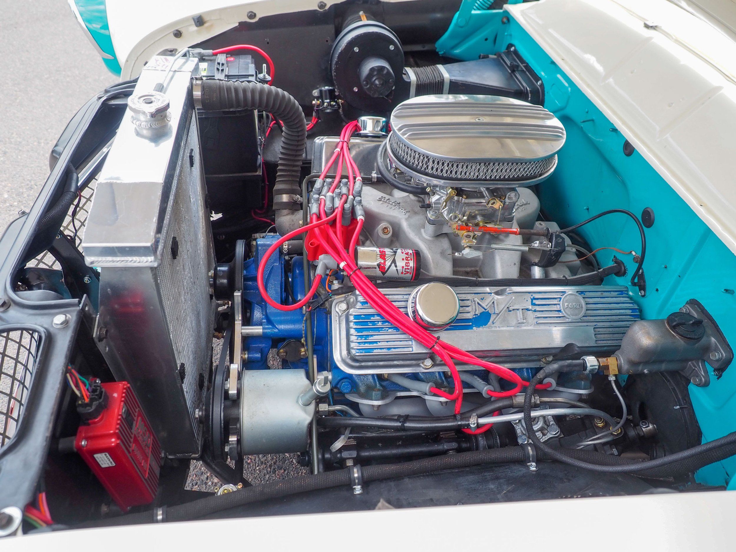 1955 Ford Fairlane Teal Coupe