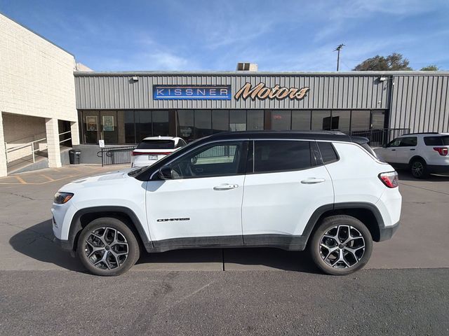 Bright White Clearcoat 2025 Jeep Compass SUV / Crossover Four-Wheel Drive 8-Speed Automatic