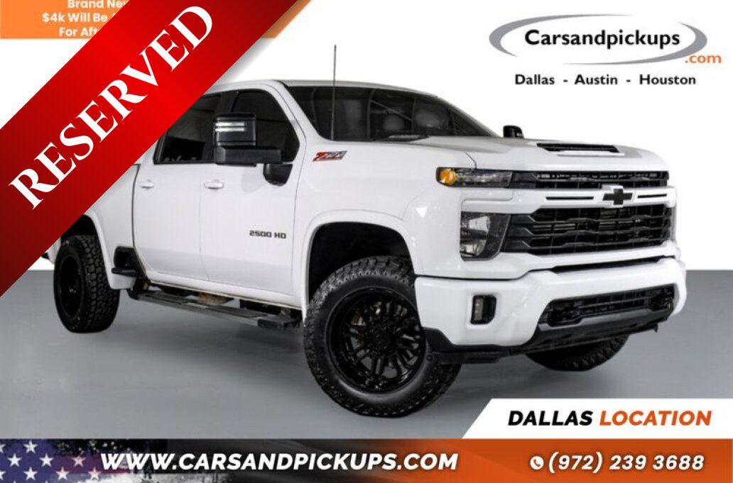 White 2024 Chevrolet Silverado 2500HD Pickup Truck Four-Wheel Drive Automatic