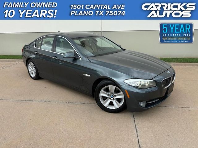 Green 2012 BMW 5 Series Sedan Rear-Wheel Drive 8-Speed Automatic