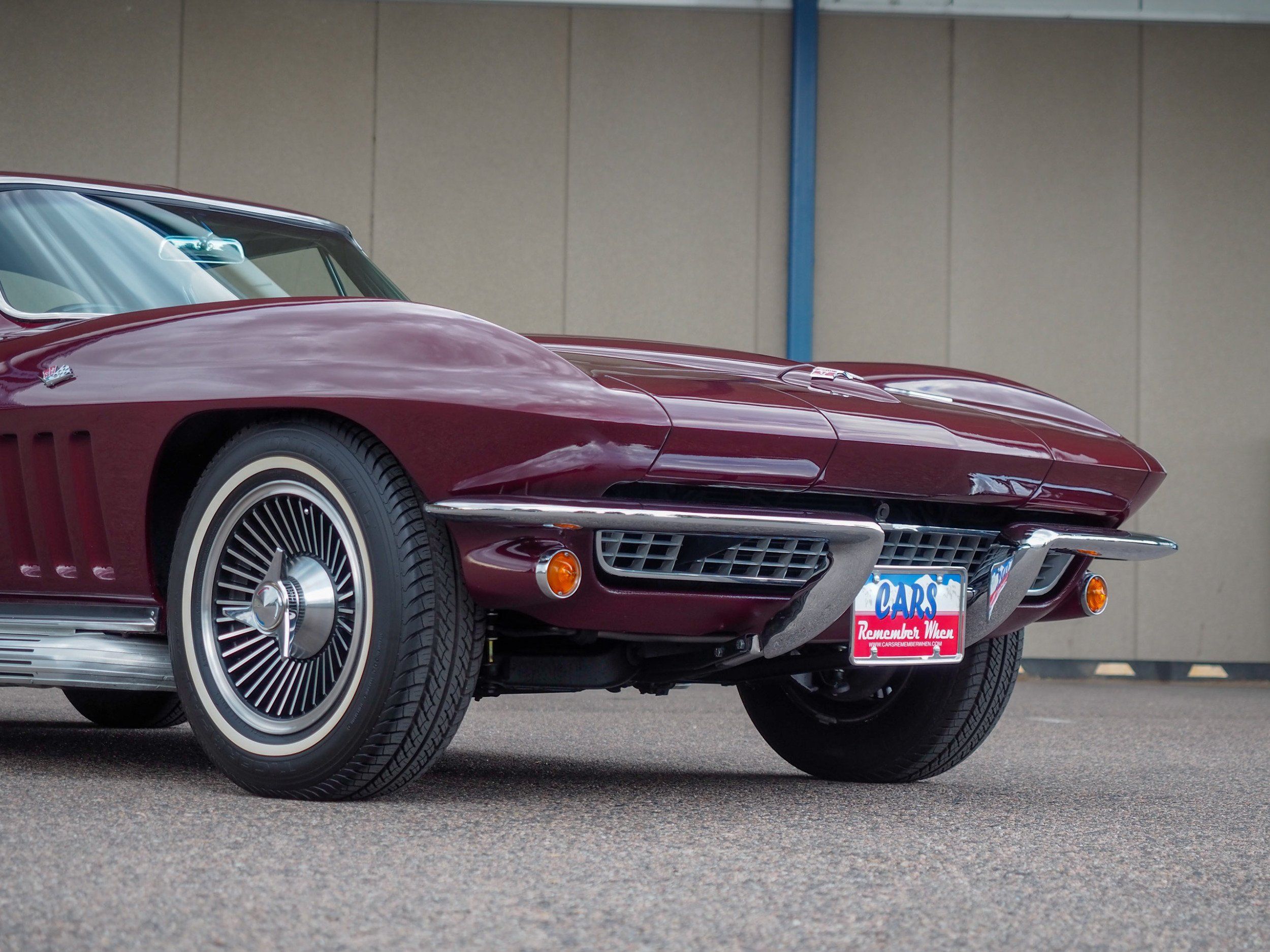 1966 Chevrolet Corvette Maroon Coupe