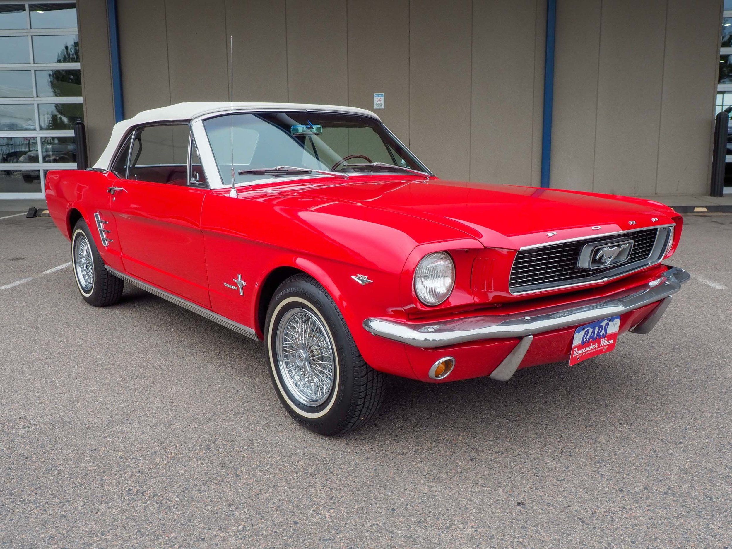 1966 Ford Mustang Red Convertible