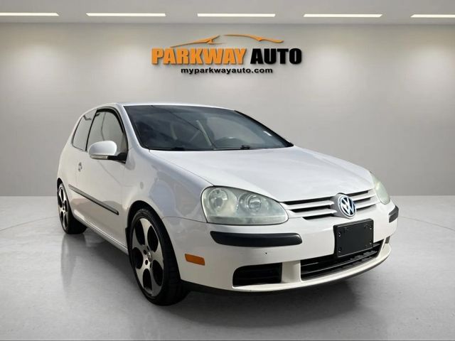 White 2008 Volkswagen Rabbit 2.5L 2dr Hatchback 5-Speed Manual