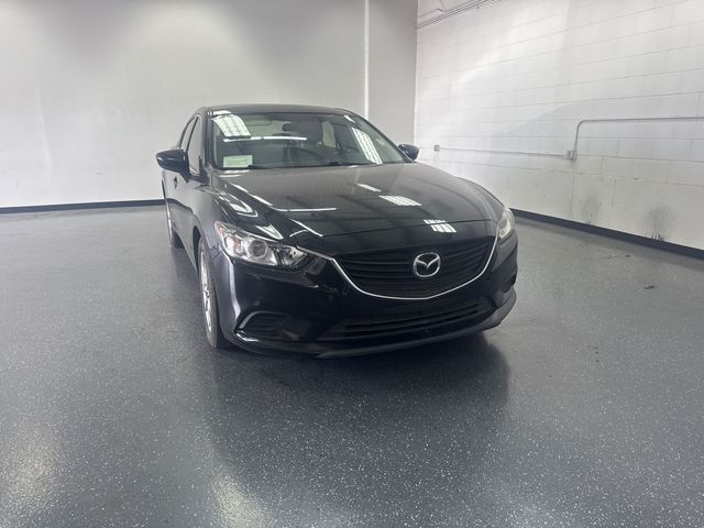 Black 2016 Mazda MAZDA6 i Sport Sedan Front-Wheel Drive 6-Speed Automatic