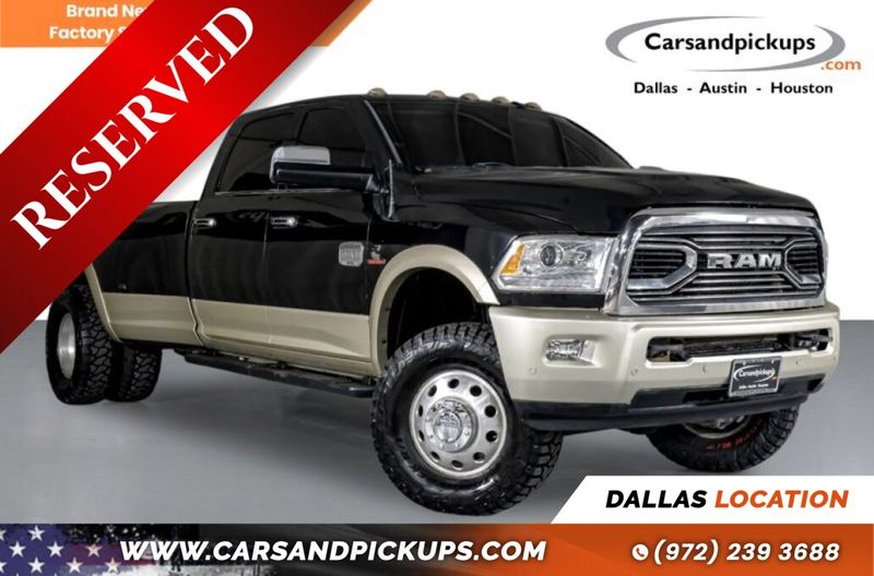 Black 2018 RAM 3500 Pickup Truck Four-Wheel Drive 6-Speed Automatic