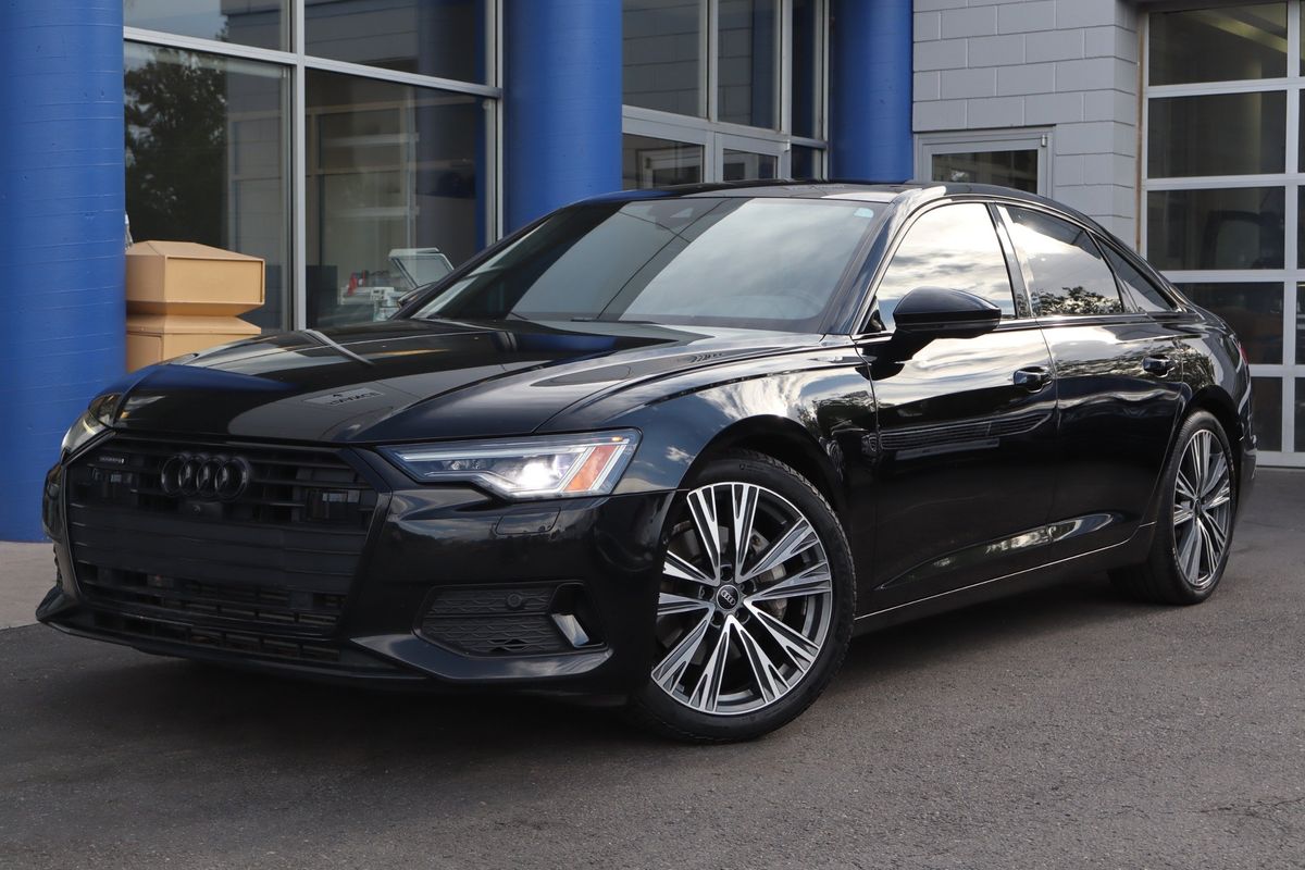 Black 2021 Audi A6 quattro Sport Premium Plus 45 TFSI AWD Sedan All-Wheel Drive 7-Speed Automatic
