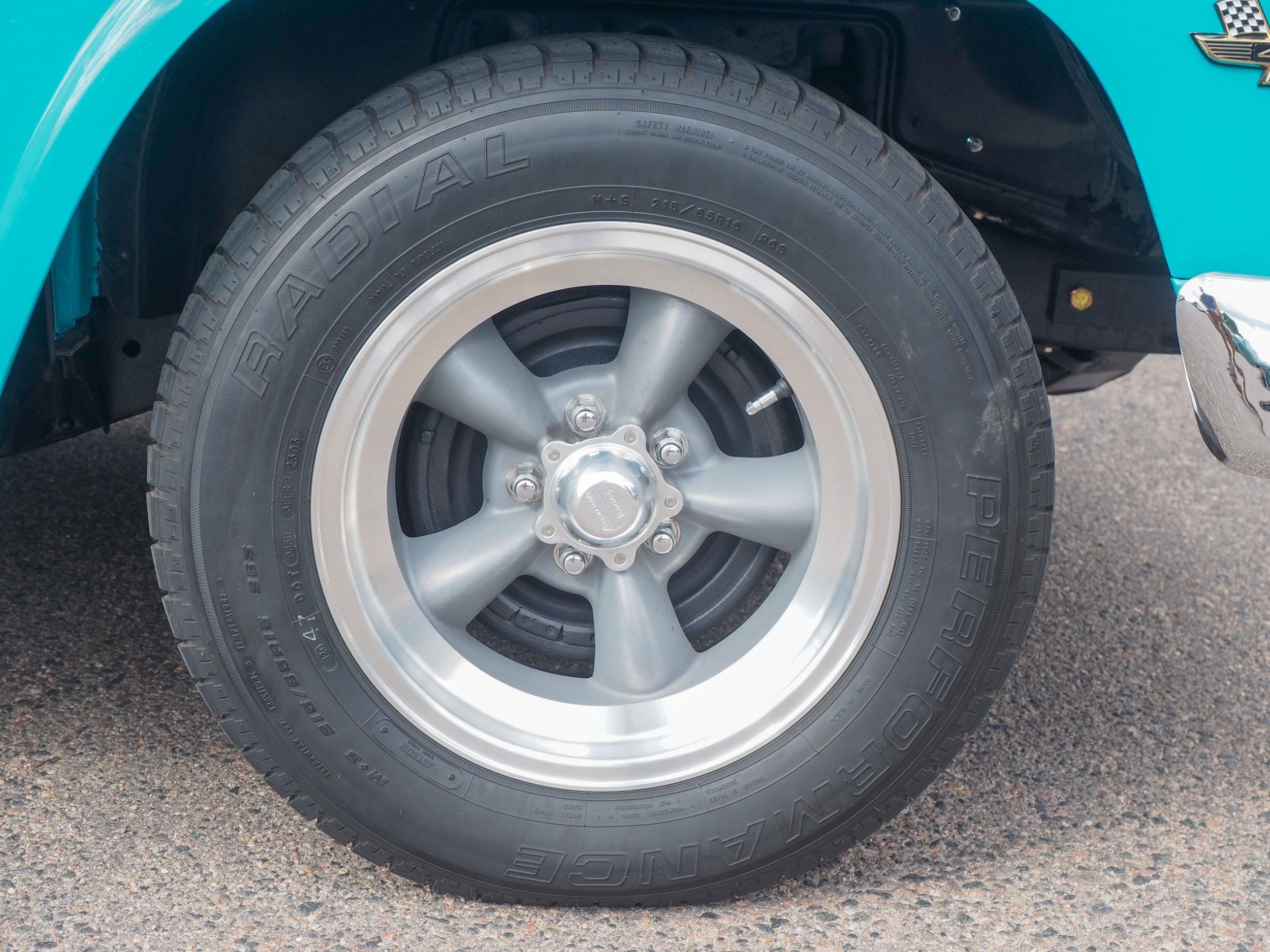1955 Ford Fairlane Teal Coupe