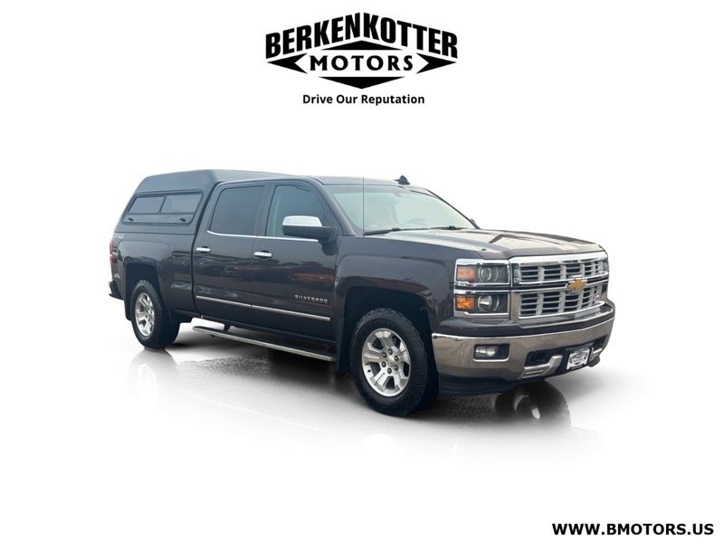 Gray 2015 Chevrolet Silverado 1500 Pickup Truck Four-Wheel Drive 6-Speed Automatic
