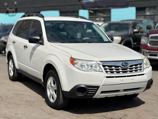 White 2011 Subaru Forester 2.5 X SUV / Crossover All-Wheel Drive 4-Speed Automatic