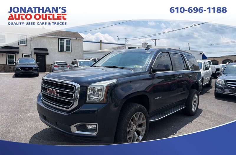 Blue 2019 GMC Yukon SLE 4WD SUV / Crossover Four-Wheel Drive 6-Speed Automatic