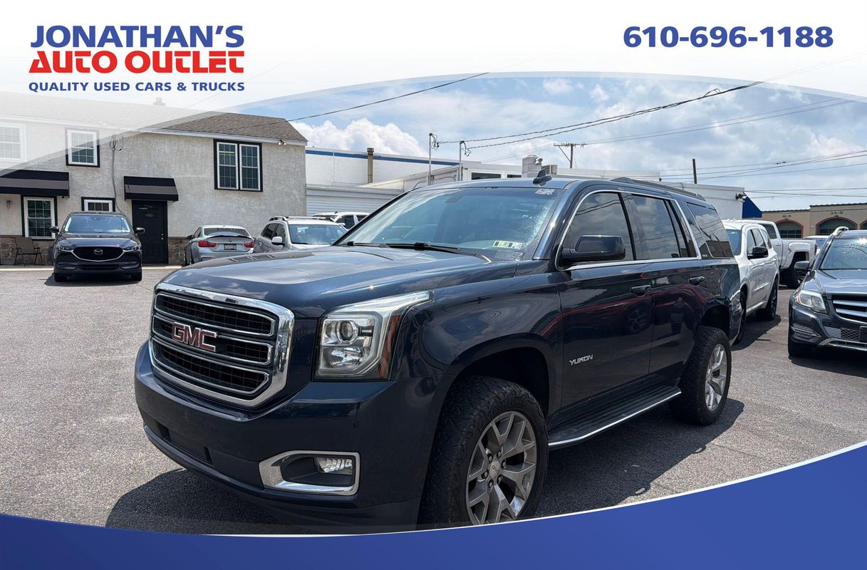Blue 2019 GMC Yukon SLE 4WD SUV / Crossover Four-Wheel Drive 6-Speed Automatic