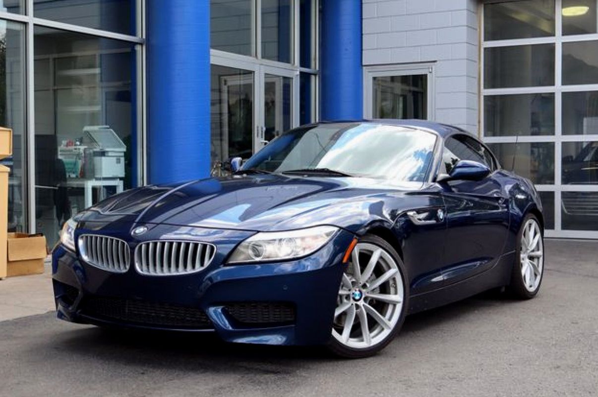 Blue 2016 BMW Z4 Convertible Rear-Wheel Drive 7-Speed Automatic