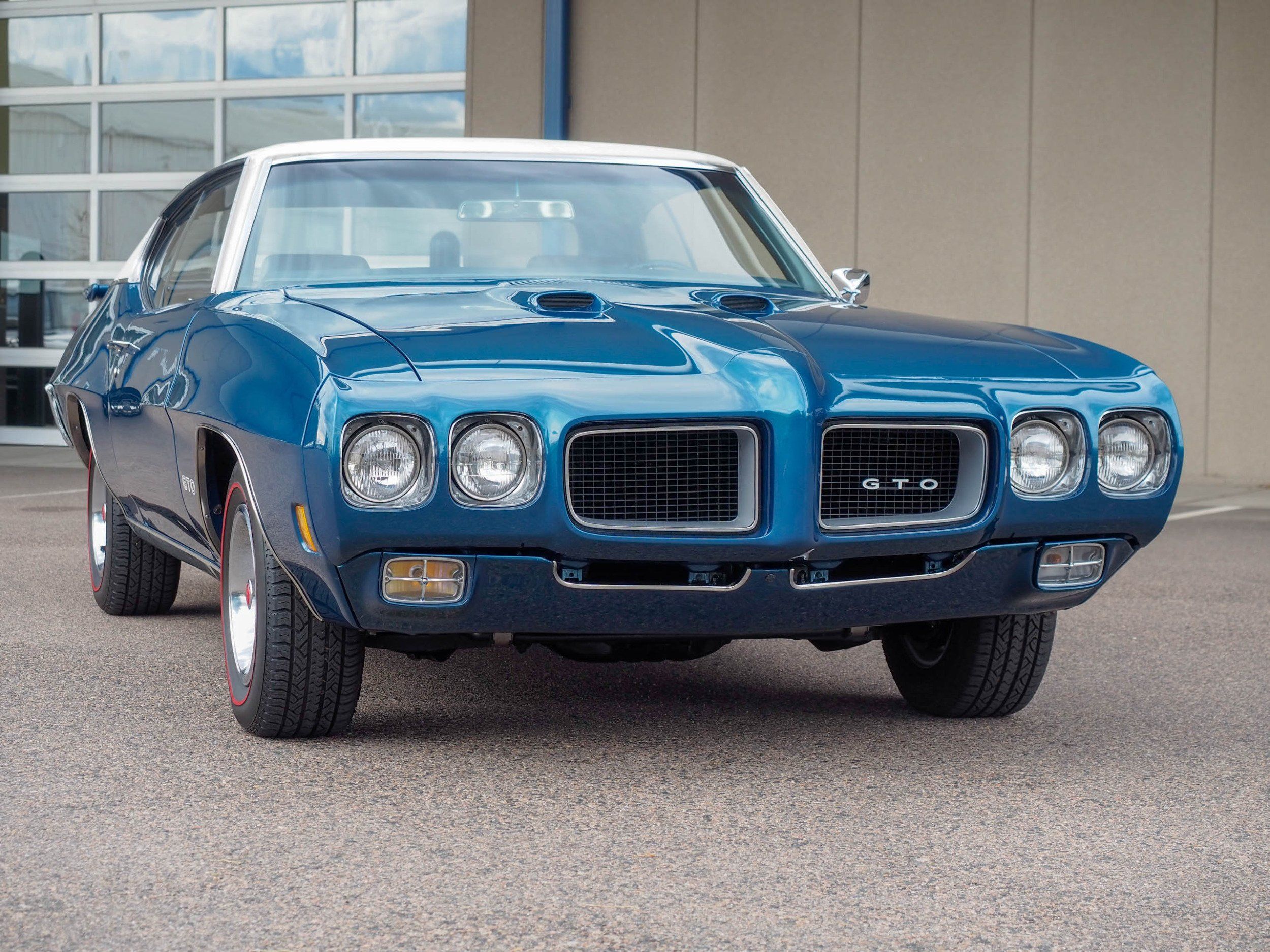1970 Pontiac GTO Blue 