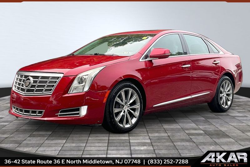 Red 2013 Cadillac XTS Sedan Front-Wheel Drive 6-Speed Automatic